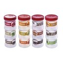 Ver imagem 1 de Kit 12 Porta Condimentos Temperos Organizador Plasútil