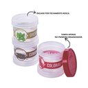 Ver imagem 4 de Kit 12 Porta Condimentos Temperos Organizador Plasútil