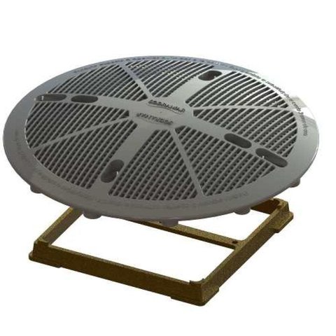 Ralo De Fundo 15 X 15 Com Tampa Fsb Sodramar Para Piscina de Alvenaria