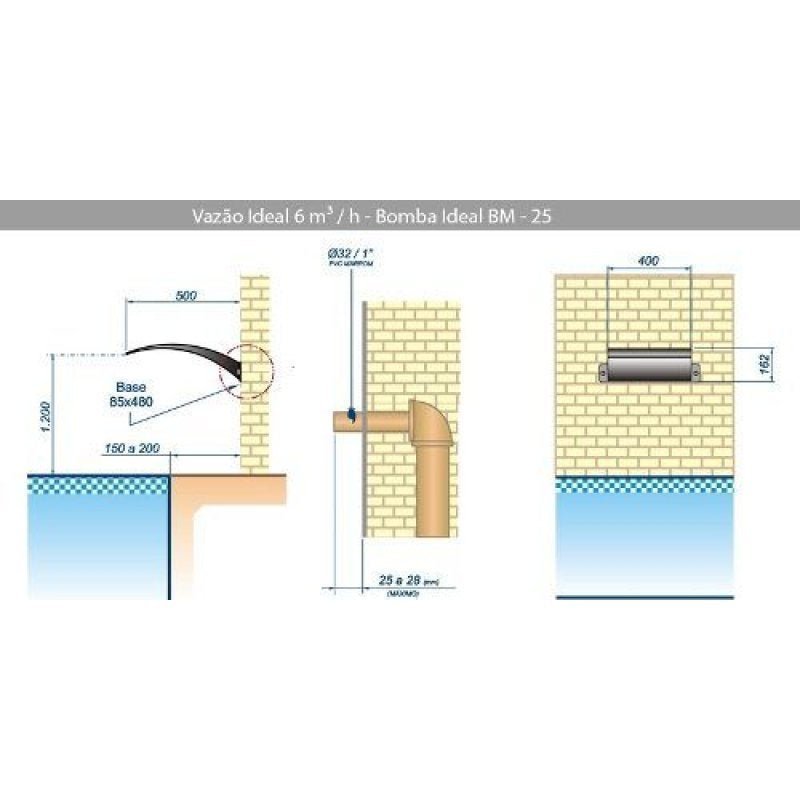 Cascata de Parede para Piscina em Aço Inox Angel Sodramar - 3