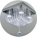 Ver imagem 4 de Lustre De Cristal Acrílico Base 30x30 Quadrado Vai Montado