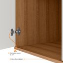 Ver imagem 5 de Armário de Parede Aéreo para Lavanderia 2 Porta Yaro Branco