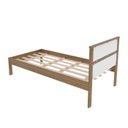 Ver imagem 6 de Cama de Solteiro 88cm CM8004 Amêndoa/Branco - Tecno Mobili