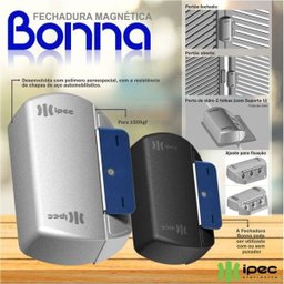 Fechadura Magnética Bonna Ipec - Preto - 3