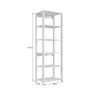 Estante Livreiro Branca com 5 Prateleiras 60x45x183cm Closet Organizador Multiuso - 2