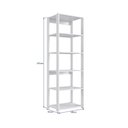 Ver imagem 2 de Estante Livreiro Branca com 5 Prateleiras 60x45x183cm Closet Organizador Multiuso