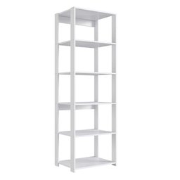 Estante Livreiro Branca com 5 Prateleiras 60x45x183cm Closet Organizador Multiuso - 4