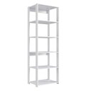 Ver imagem 4 de Estante Livreiro Branca com 5 Prateleiras 60x45x183cm Closet Organizador Multiuso