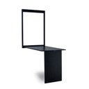 Ver imagem 1 de Mesa Dobrável Retrátil de Parede Retangular em Mdf Preta - Móveis Britz