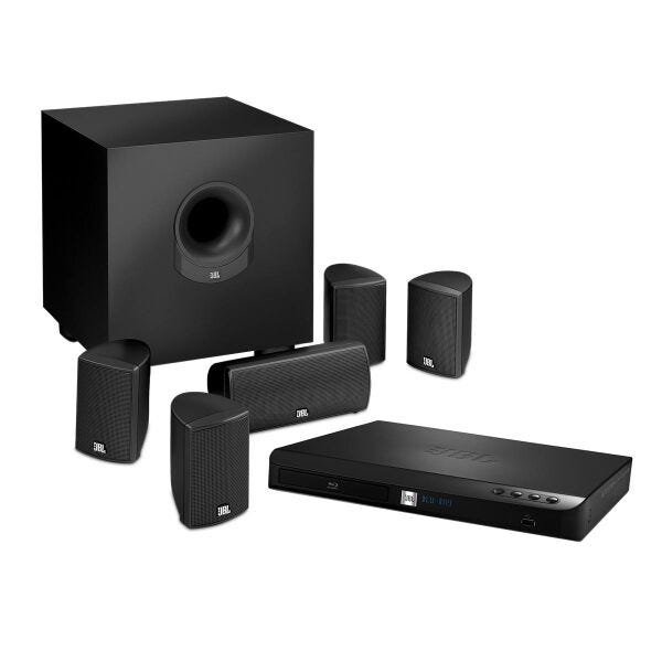 Home Theater com Receiver 5.1 Canais 2 HDMI com Bluetooth e LAN, 5 ...