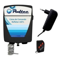 Comando Para Refletor De Piscina Led Rgb (Colorido) Até 100 Leds Pooltec + Controle Remoto + Fonte - 1