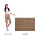 Ver imagem 6 de Balcão Gabinete de Pia Madesa Stella 2 Portas (Sem Tampo e Pia) Rustic