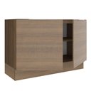 Ver imagem 5 de Balcão Gabinete de Pia Madesa Stella 2 Portas (Sem Tampo e Pia) Rustic