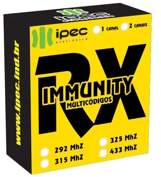 Receptor de Controles Remotos Rx Immunity Ipec - 433 Mhz
