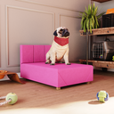 Ver imagem 3 de Cama Box Pet Cachorro Porte Menor 60 Cm Betoven Cores - Comprar Moveis em Casa: Pink
