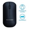Mouse Sem Fio Ergonomico 2.4 Ghz 1200 Dpi Preto Usb Economiza Pilha Power Save MO307 Multilaser - 4