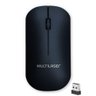 Mouse Sem Fio Ergonomico 2.4 Ghz 1200 Dpi Preto Usb Economiza Pilha Power Save MO307 Multilaser - 1