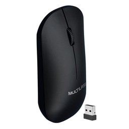 Mouse Sem Fio Ergonomico 2.4 Ghz 1200 Dpi Preto Usb Economiza Pilha Power Save MO307 Multilaser - 5