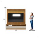 Ver mais imagens de Rack com Painel para TV até 75 Polegadas com LED 2 Nichos 2:Natoffwh
