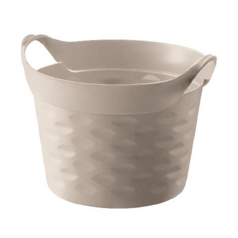 Cesto Organizador Redondo Capuccino 30 Litros - Ordene