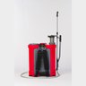 Pulverizador Costal A Bateria e Manual Bomba 21 Litros Profissional Branco 6 Bicos Cor Vermelho - 2