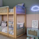 Ver imagem 2 de Painel Ripado Laminado 10cm Eva Autocolante Play Azul 10 MT