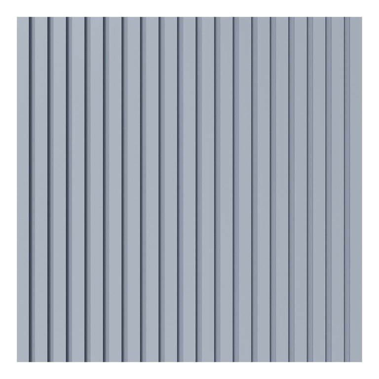 Painel Ripado Laminado 10cm Eva Autocolante Play Azul 10 MT