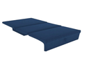 Ver imagem 2 de Sofá Cama Malu (s/ Braços) - Veludo Azul 433