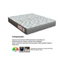 Ver imagem 4 de Conjunto Box Baú Solteiro: Colchão Espuma Orthoflex D23 Comfortpedic + Base Crc Suede Black(88x188