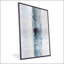 Ver imagem 1 de Quadro Abstrato Azul Canvas sem Vidro Tamanho-moldura 60x40 Caixa Cor Preta