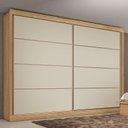 Ver imagem 2 de Guarda Roupa Casal 100% Mdf 2 Portas 6 Gavetas - Sevilha-amêndoa
