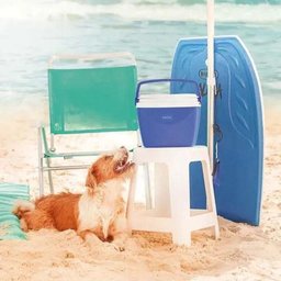 Kit 4 Banqueta Mor Bela Vista - Branco Suporta até 120 Kg - 2