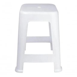 Kit 4 Banqueta Mor Bela Vista - Branco Suporta até 120 Kg - 4