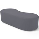 Ver imagem 6 de Puff Decorativo Orgânico para Living Quarto 140cm Orbit W01 Suede Cinza - Lyam Decor