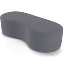 Ver imagem 2 de Puff Decorativo Orgânico para Living Quarto 140cm Orbit W01 Suede Cinza - Lyam Decor