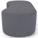 Ver imagem 7 de Puff Decorativo Orgânico para Living Quarto 140cm Orbit W01 Suede Cinza - Lyam Decor