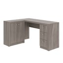 Ver imagem 3 de Mesa para Escritório em L com 3 Gavetas e Armários Me4100 