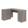 Mesa para Escritório em L com 3 Gavetas e Armários Me4100  - 3
