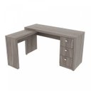 Ver imagem 4 de Escrivaninha Mesa Escritório em L com 3 Gaveta Me4101