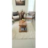 Tapete de Algodão para Sala, Quarto e Escritório - Tamanho 2,00M x 2,50M - Cor Cru Alto - 4