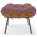 Ver imagem 6 de Kit 2 Puff's Decorativos Sala de Estar Costela L02 Suede Rosê - Lyam Decor