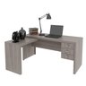 Mesa para Escritório em L com 3 Gavetas Me4106  - 10