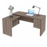 Mesa para Escritório em L com 3 Gavetas Me4106  - 7