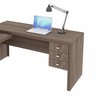 Mesa para Escritório em L com 3 Gavetas Me4106  - 9