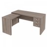 Mesa para Escritório em L com 3 Gavetas Me4106  - 3