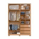 Ver imagem 4 de Guarda Roupa Frizatto com 2 Portas de Correr e 3 Gavetas Freijo/off White/titanium