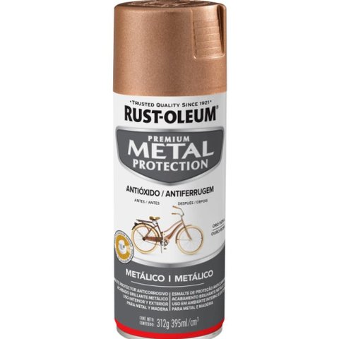 Tinta Spray Antiferrugem Ouro Rosa Rust-oleum