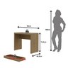 Escrivaninha para Escritório 90cm com 1 Gaveta ME4107 - 4