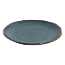 Ver imagem 2 de Prato de Sobremesa 19,5cm Orgânico Cerâmica Porto Brasil Azul Oceano Mesa Posta Avulso