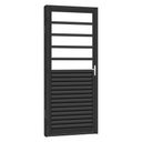 Ver imagem 1 de Porta de Aço Mista Laminada Tradição 83x215 R60 Abertura Direita